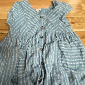 Blue short sleeved summer dress!